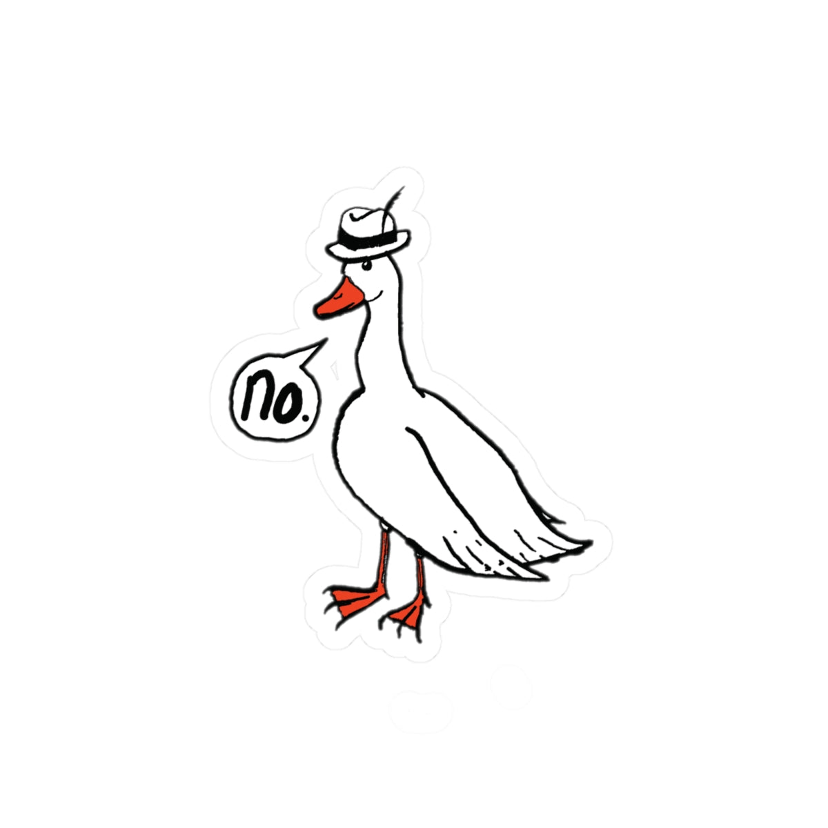 Gender Goose Beta Kiss-Cut Stickers