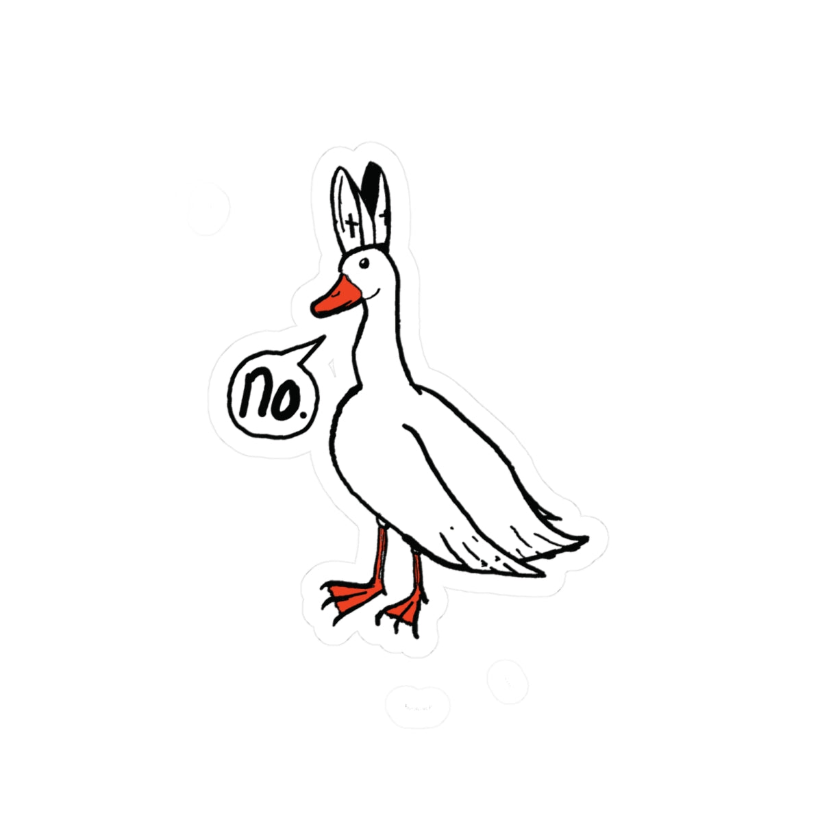 Religion Goose Kiss-Cut Stickers