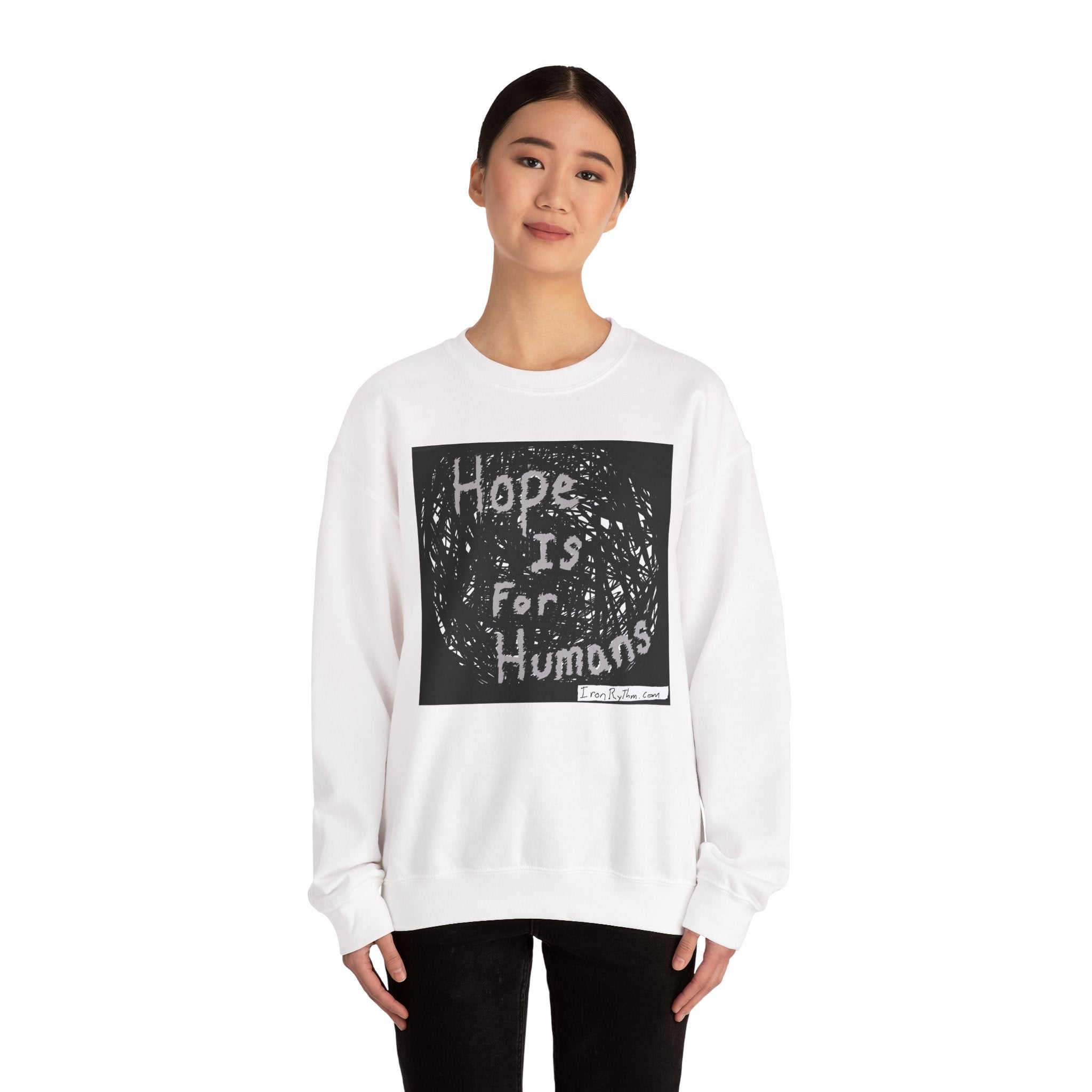 Hope Is For Humans - Unisex Heavy Blend™ Crewneck Sweatshirt