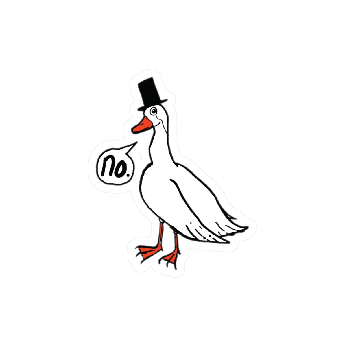 Money Goose Kiss-Cut Sticker