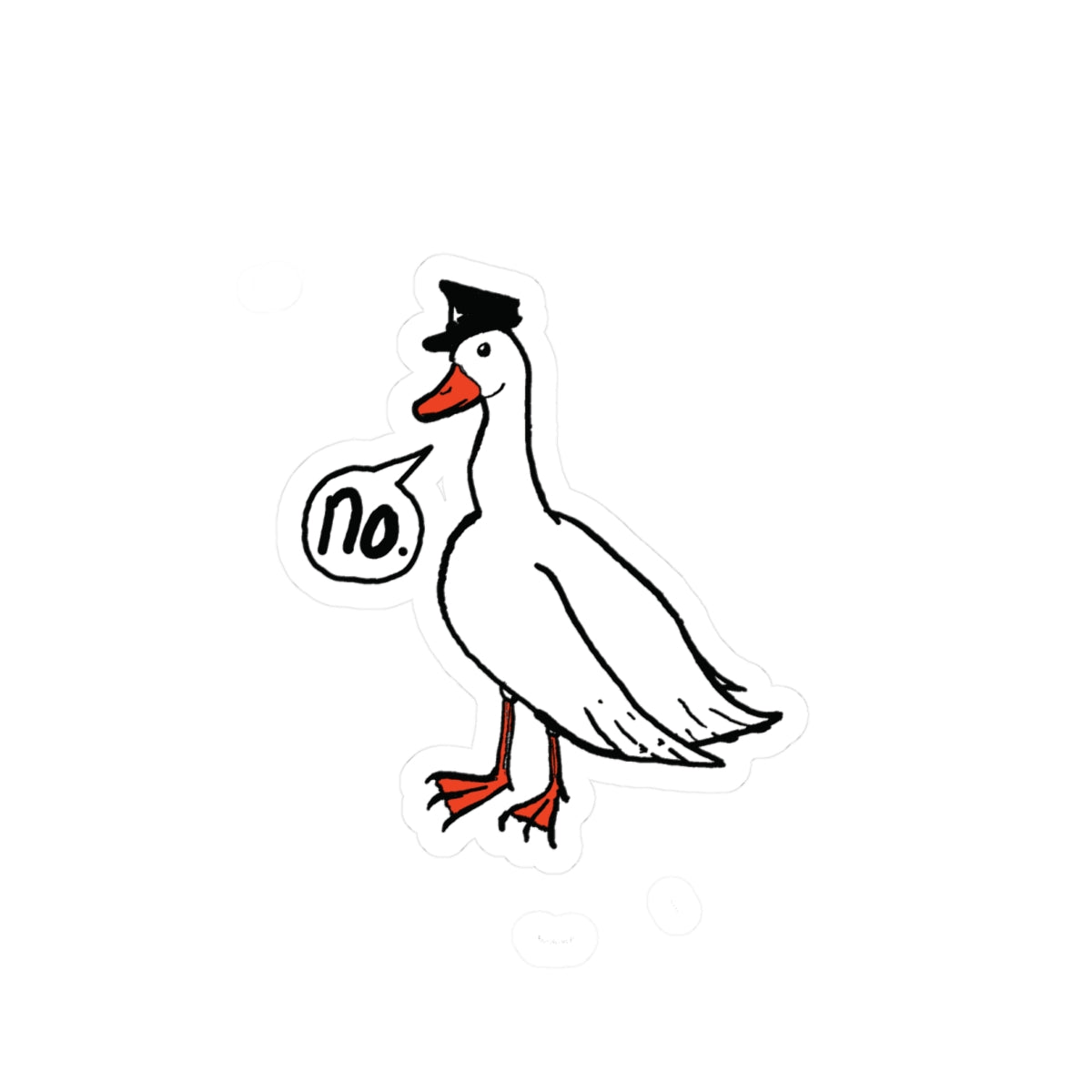 Law Goose Kiss-Cut Stickers